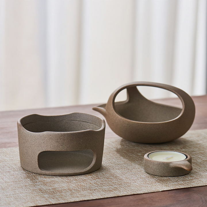 Lisslune | Japanese Style Simple Candle Tea Warmer Pot