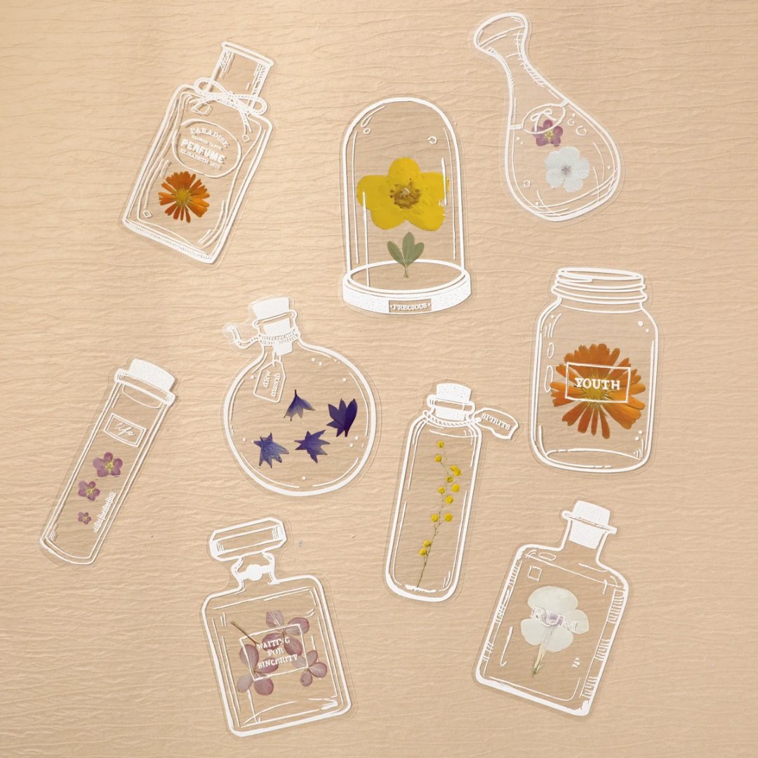 Lisslune | DIY Transparent Natural Floral Bookmarks