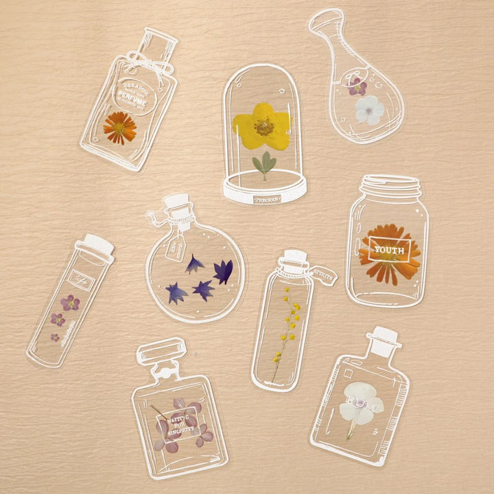Lisslune | DIY Transparent Natural Floral Bookmarks