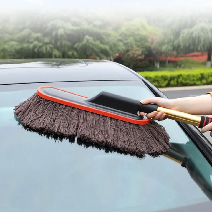 Lisslune | Auto Clean Telescopic Microfiber Dust Removal Brush for