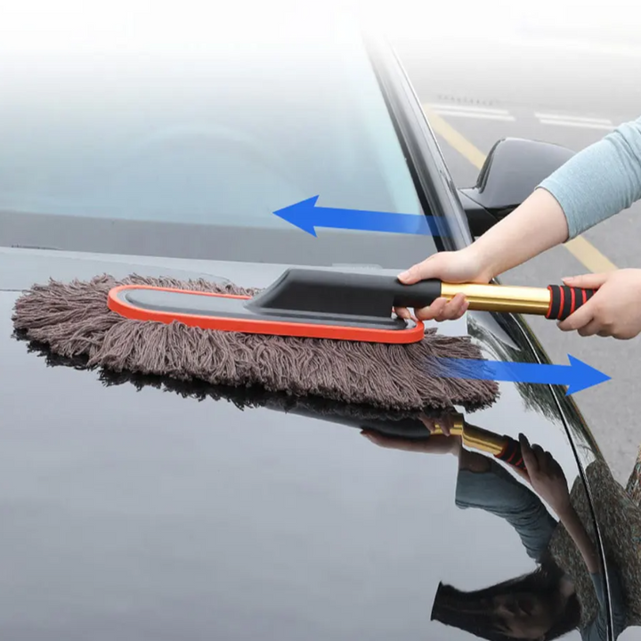 Lisslune | Auto Clean Telescopic Microfiber Dust Removal Brush for