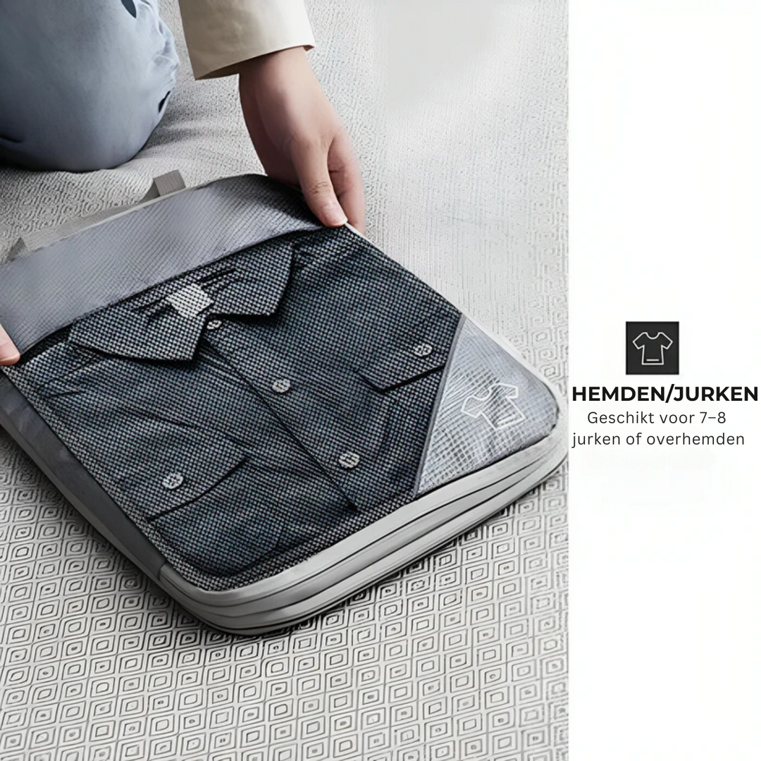 Lisslune | PackMate Compression Travel Set – Space-Saving Travel Cubes for Organized Packing