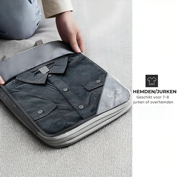 Lisslune | PackMate Compression Travel Set – Space-Saving Travel Cubes for Organized Packing