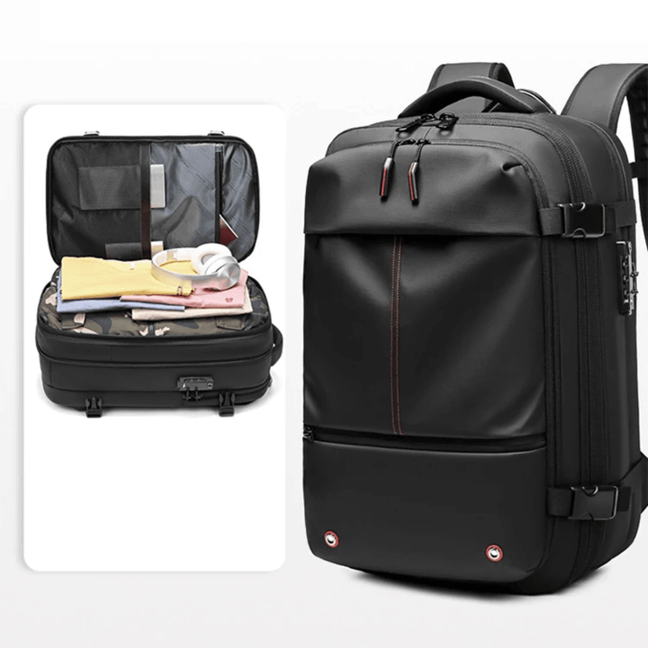 Lisslune | CompriBag – Space-Saving Vacuum Travel Backpack with Expandable Capacity (25L–60L)