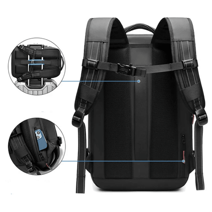 Lisslune | CompriBag – Space-Saving Vacuum Travel Backpack with Expandable Capacity (25L–60L)