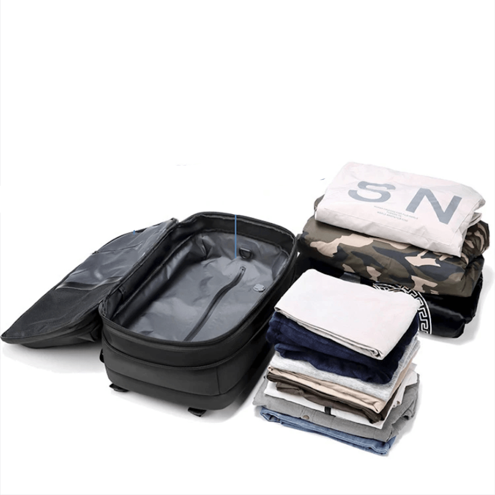 Lisslune | CompriBag – Space-Saving Vacuum Travel Backpack with Expandable Capacity (25L–60L)