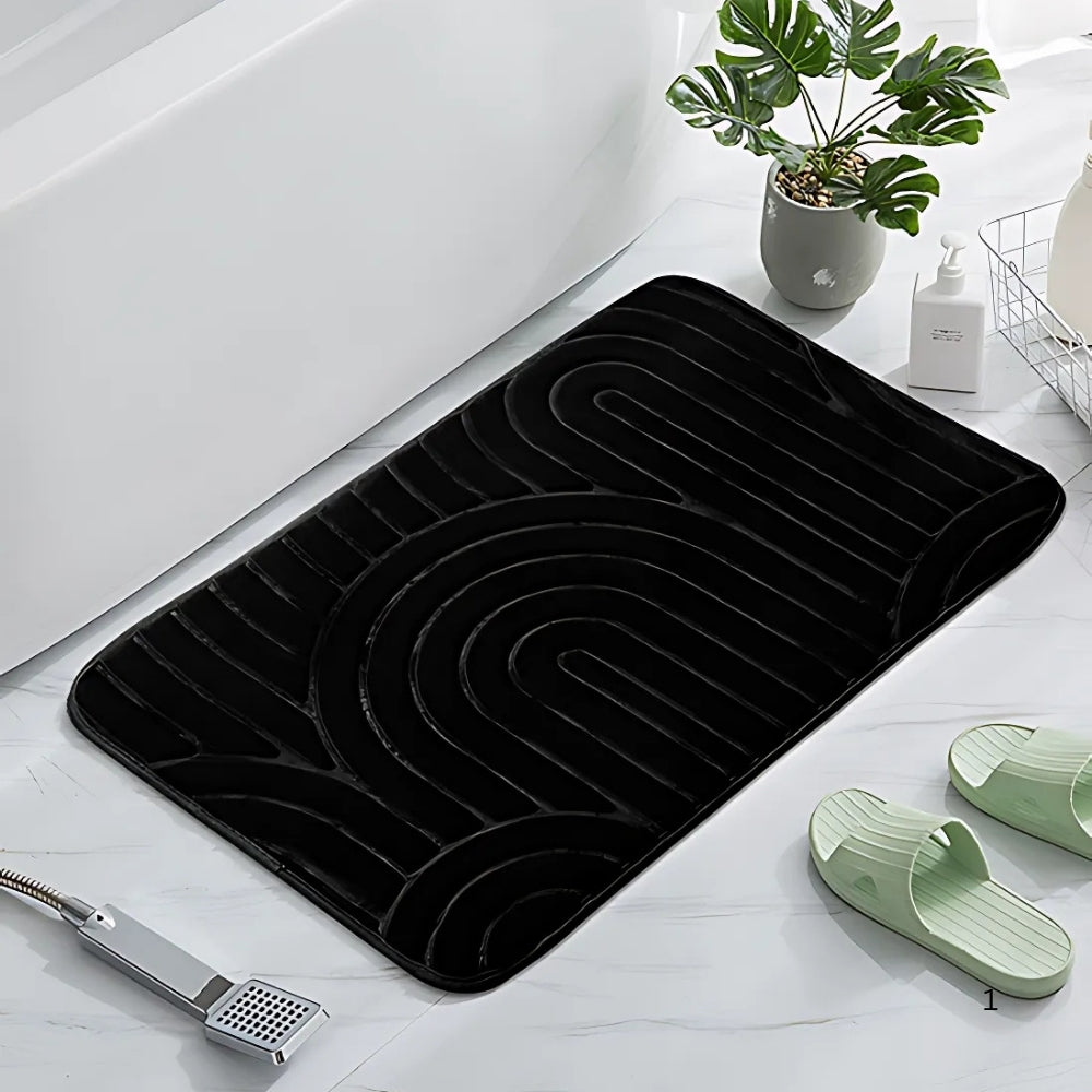 Lisslune | Concentric Arches Cashmere Bath Mat