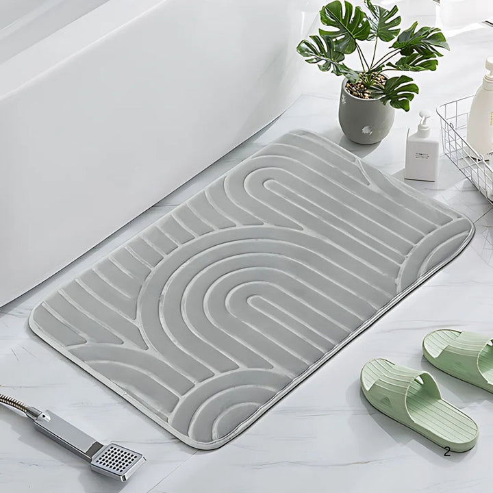 Lisslune | Concentric Arches Cashmere Bath Mat