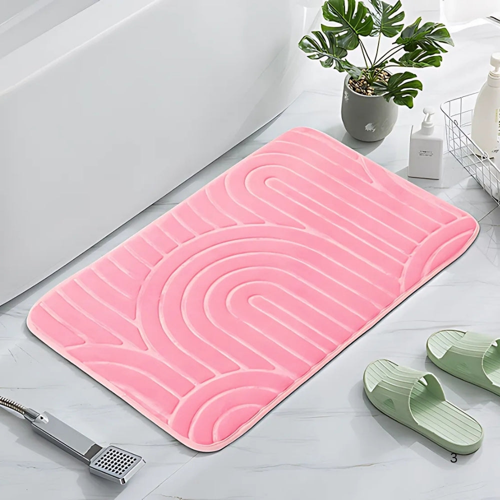 Lisslune | Concentric Arches Cashmere Bath Mat