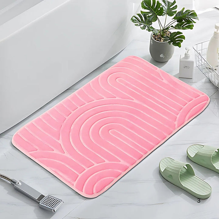 Lisslune | Concentric Arches Cashmere Bath Mat