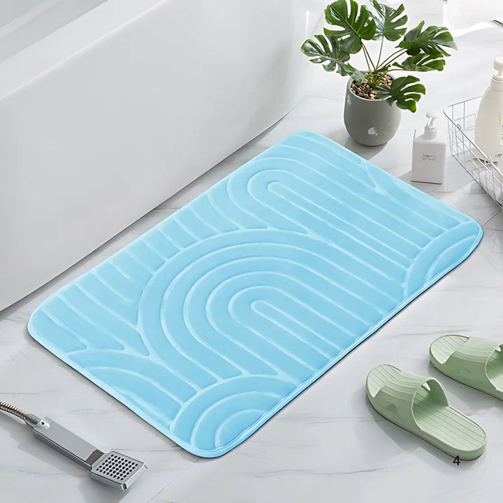 Lisslune | Concentric Arches Cashmere Bath Mat