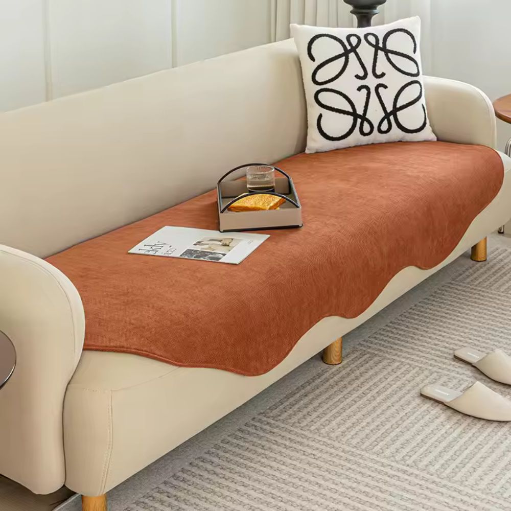 Lisslune | All-Season Plain Contour Fit Sofa Cover