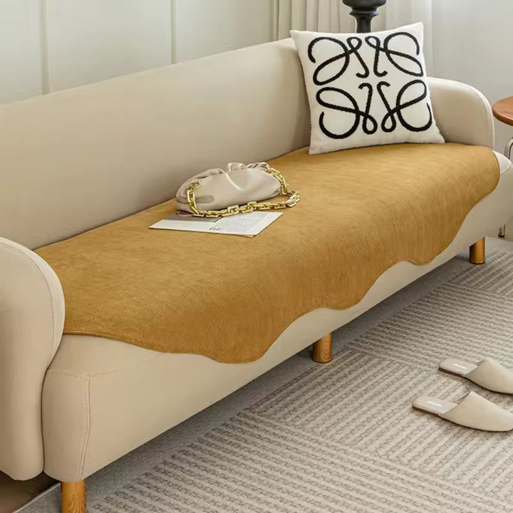 Lisslune | All-Season Plain Contour Fit Sofa Cover