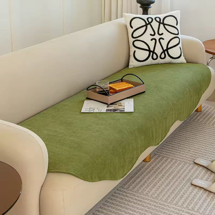 Lisslune | All-Season Plain Contour Fit Sofa Cover