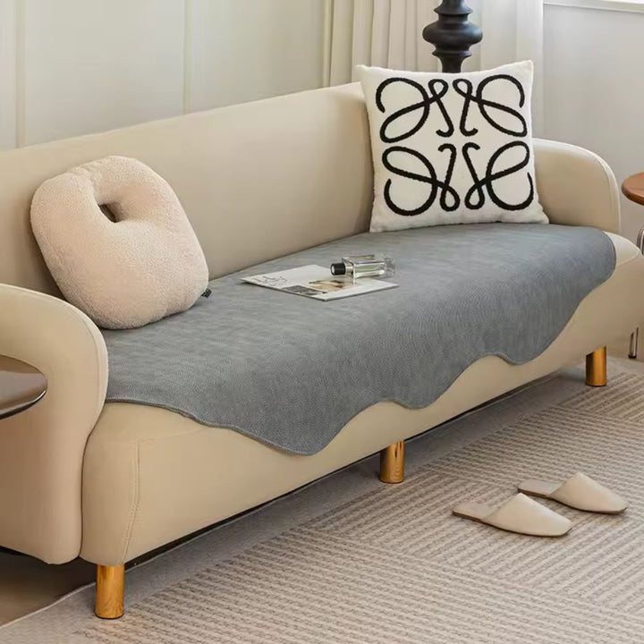 Lisslune | All-Season Plain Contour Fit Sofa Cover