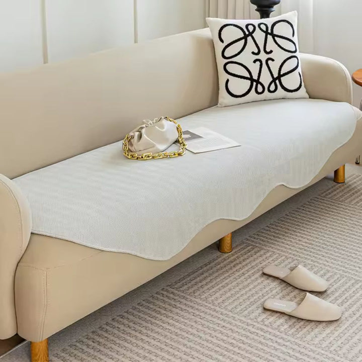 Lisslune | All-Season Plain Contour Fit Sofa Cover
