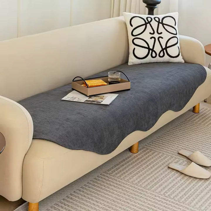 Lisslune | All-Season Plain Contour Fit Sofa Cover