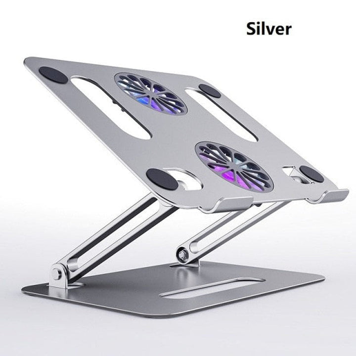 Lisslune | CoolMate - Collapsible Laptop Stand with Cooling Fan for Stability