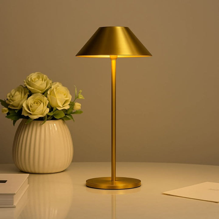 Lisslune | Gold Modern Touch LED Lamp