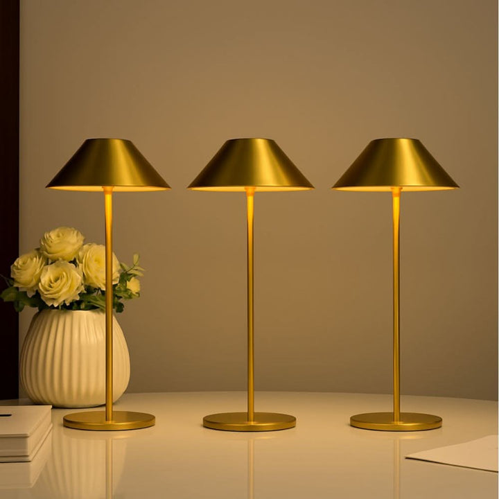 Lisslune | Gold Modern Touch LED Lamp