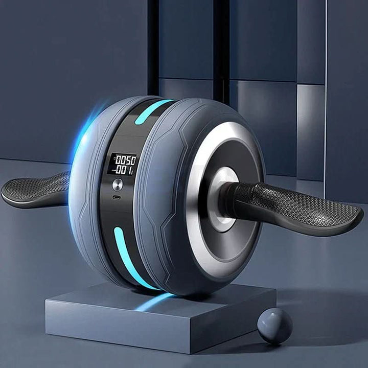Lisslune | Abdominal Muscle Wheel with Rebound & Counting Function for Effective Core Training