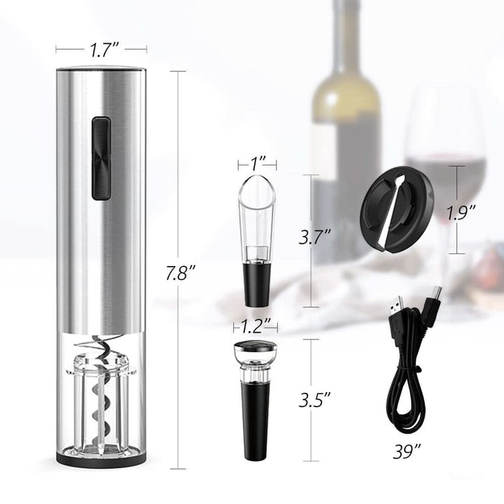 Lisslune | Electric Wine Opener with Foil Cutter