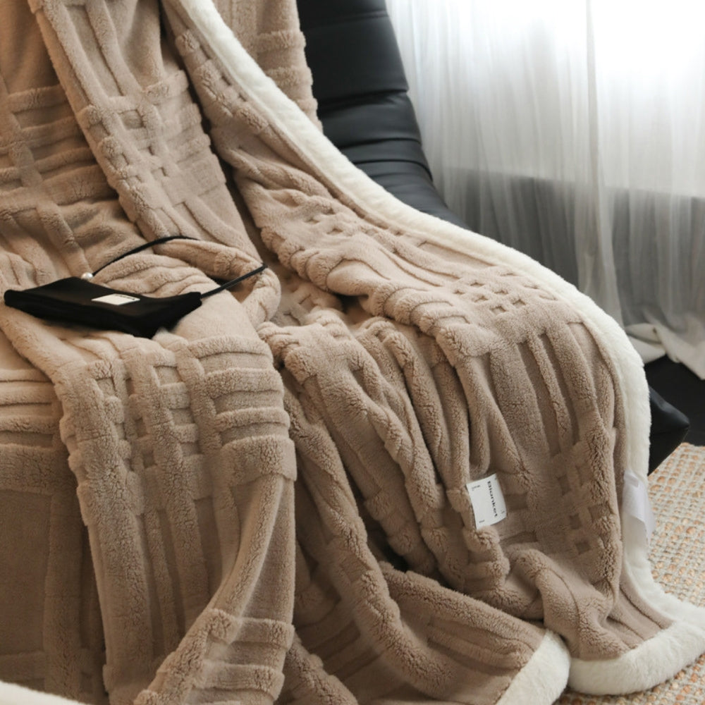 Lisslune | Cosmo Fluffy Winter Three-Dimensional Warm Blanket