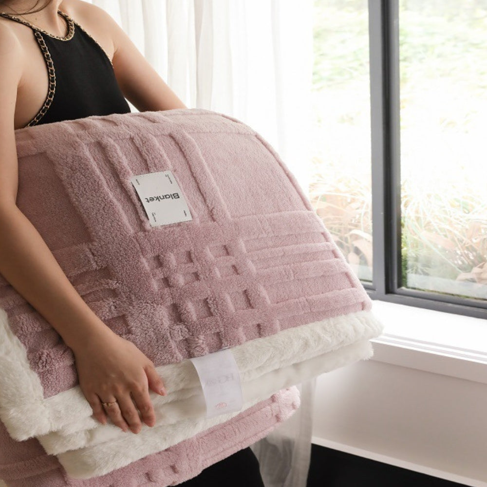 Lisslune | Cosmo Fluffy Winter Three-Dimensional Warm Blanket