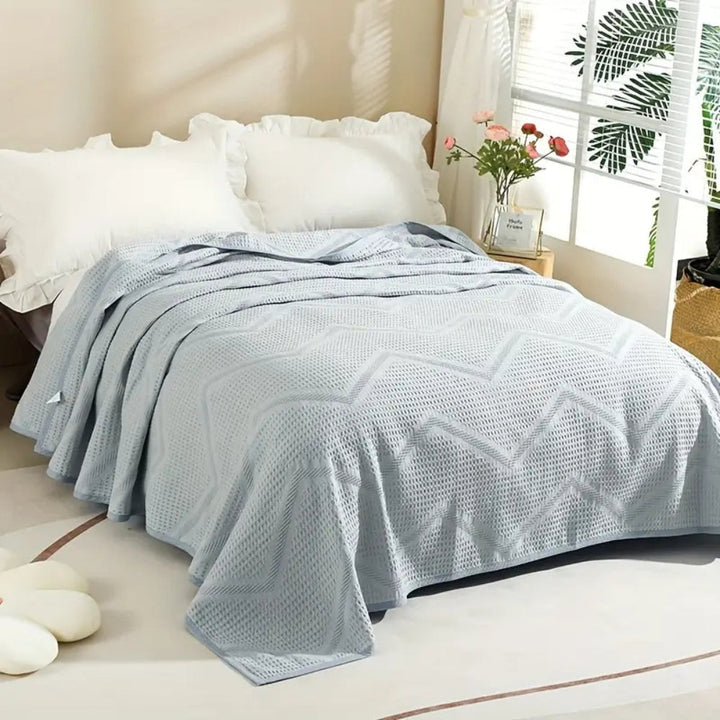 Lisslune | Cotton Nest Waffle Summer Blanket