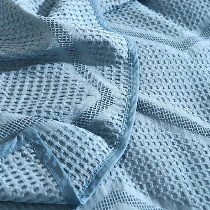 Lisslune | Cotton Nest Waffle Summer Blanket
