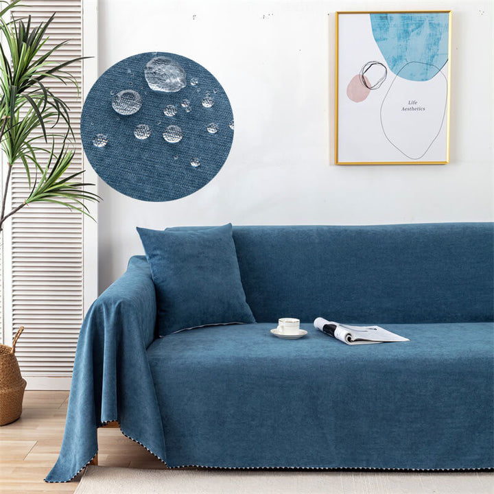 Lisslune | Water-repellent Couchora Furniture Cover – Durable Cord Blanket for Sofa and Chair