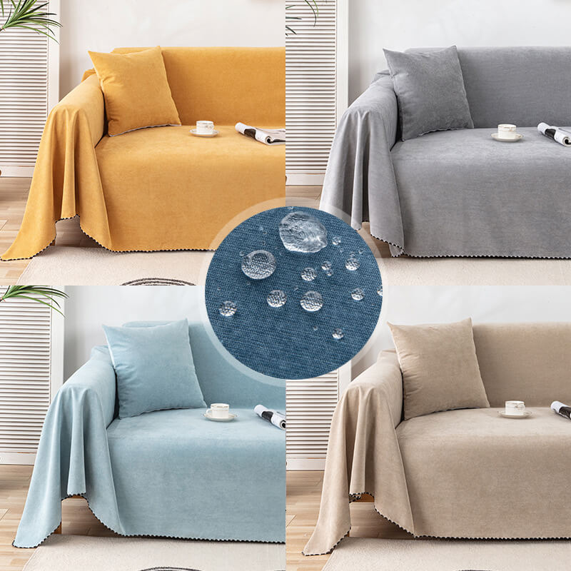 Lisslune | Water-repellent Couchora Furniture Cover – Durable Cord Blanket for Sofa and Chair