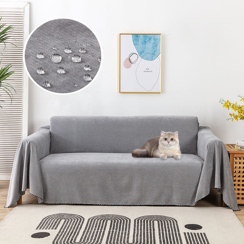 Lisslune | Water-repellent Couchora Furniture Cover – Durable Cord Blanket for Sofa and Chair