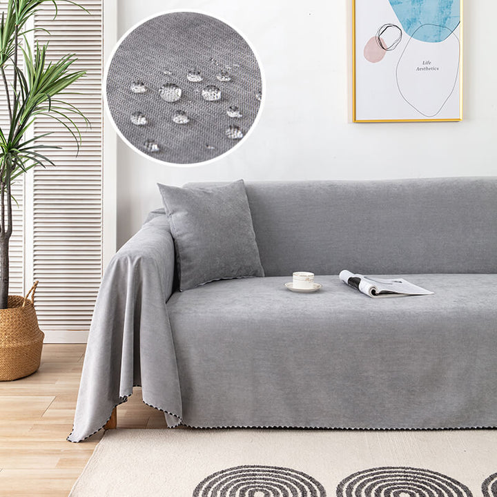 Lisslune | Water-repellent Couchora Furniture Cover – Durable Cord Blanket for Sofa and Chair