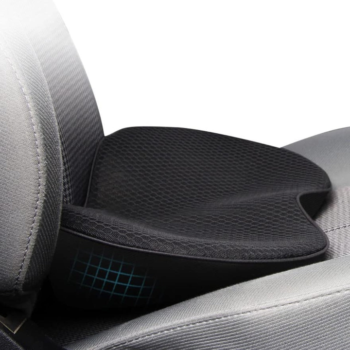 Lisslune | Car Seat Booster Cushion – Memory Foam Height & Comfort Support