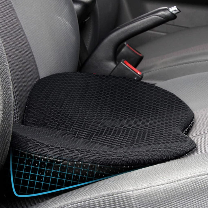 Lisslune | Car Seat Booster Cushion – Memory Foam Height & Comfort Support