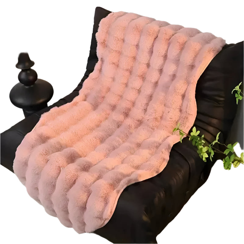 Lisslune | CloudHaven – Ultra-soft plush blanket with non-slip back