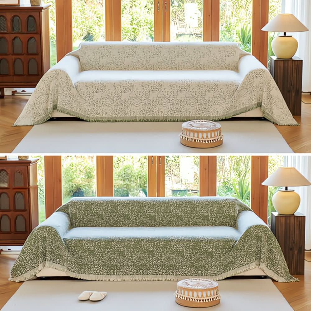 Lisslune | Reversible Microfiber Sofa Cover, Non-Slip and Easy to Care for