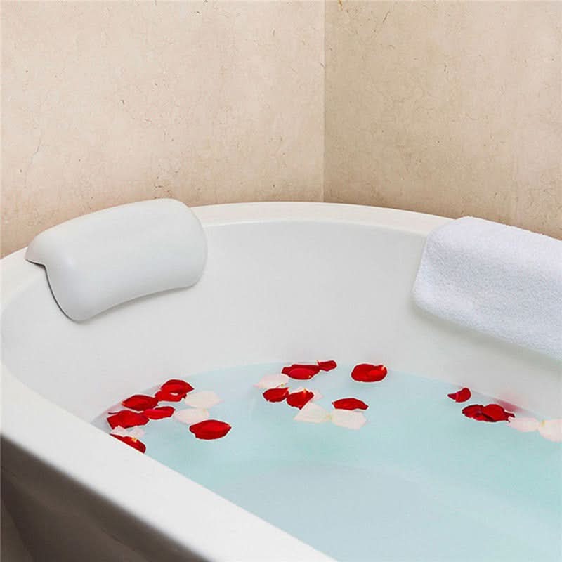 Lisslune | CozySoak Ergonomic Bath Pillow – Quick-Dry Support