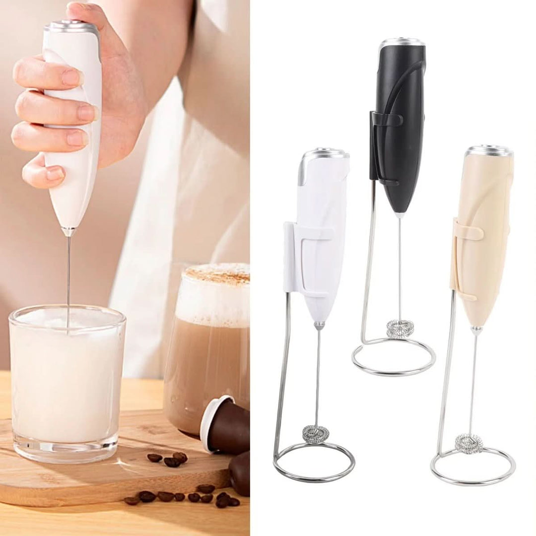 Lisslune | Electric Milk Frother & Egg Whisk for Coffee and Kitchen