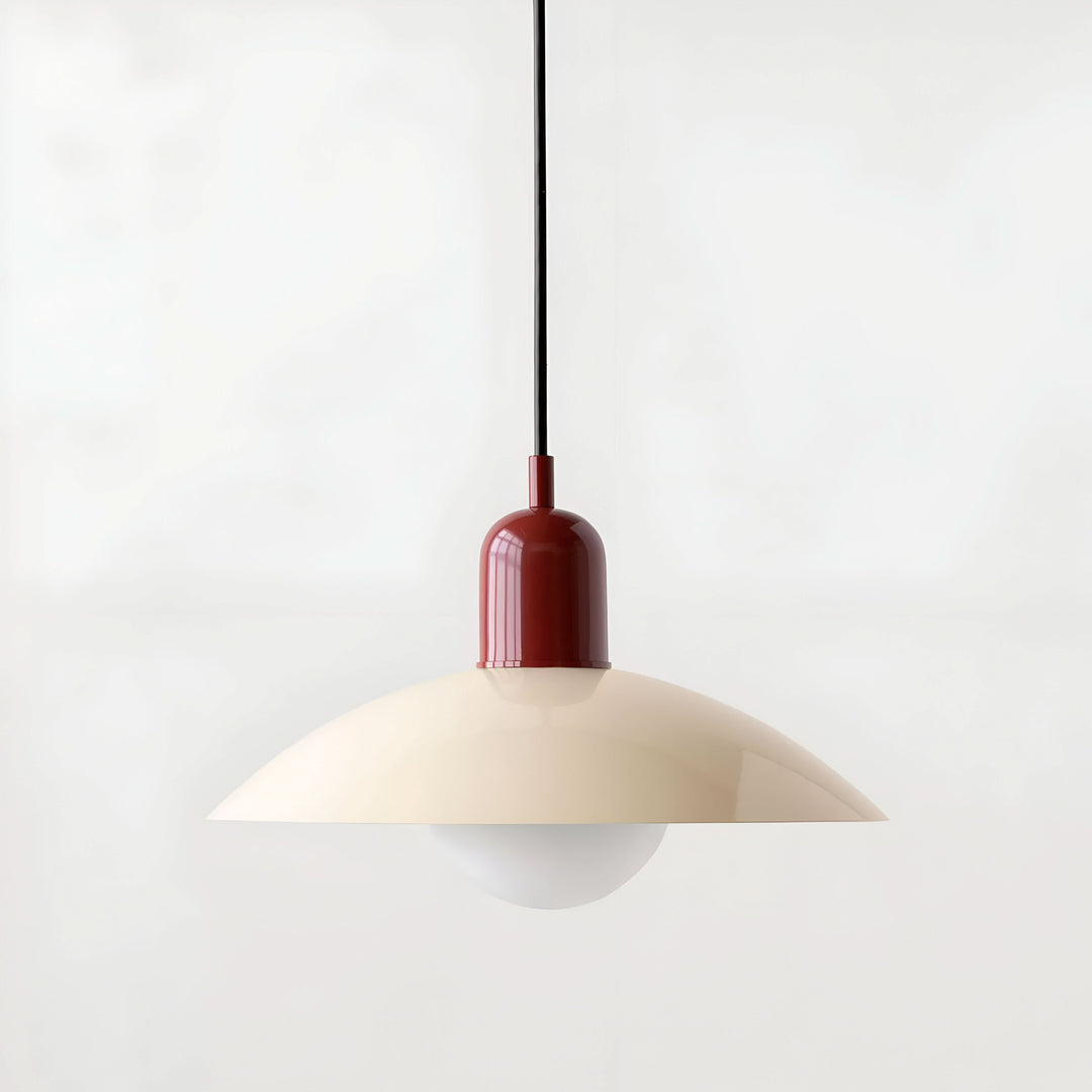 Lisslune | Modern Macaron Bauhaus Pendant Light – Iron Shade
