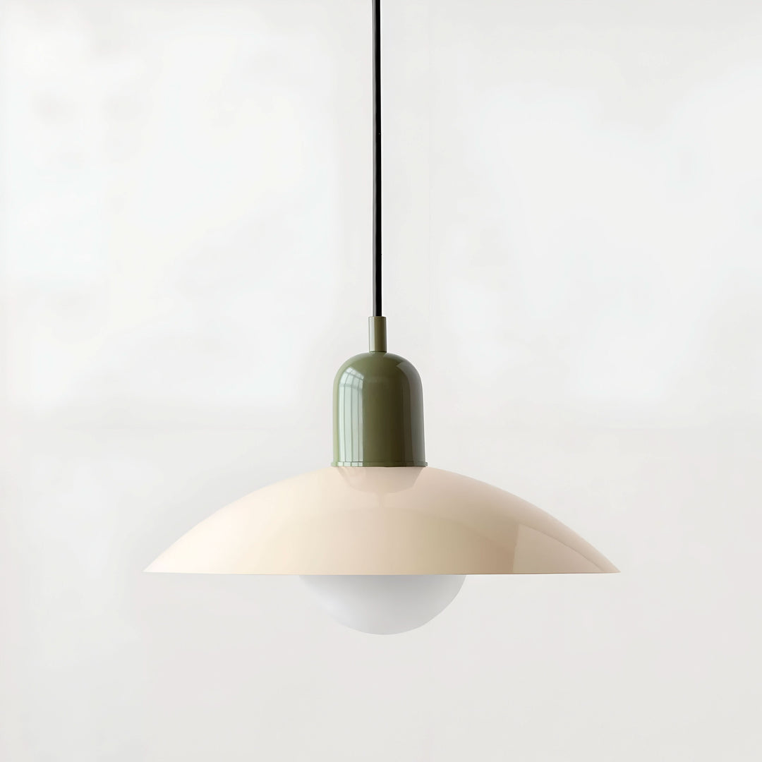 Lisslune | Modern Macaron Bauhaus Pendant Light – Iron Shade