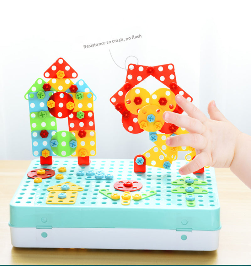 Lisslune | DrillMaster - Construction kit with toy drill for young engineers