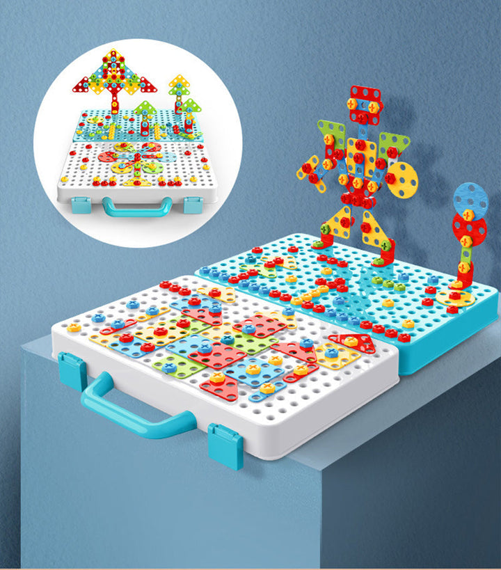 Lisslune | DrillMaster - Construction kit with toy drill for young engineers