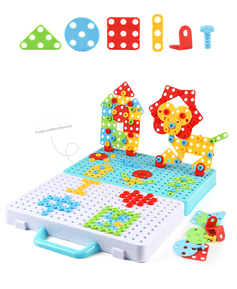 Lisslune | DrillMaster - Construction kit with toy drill for young engineers