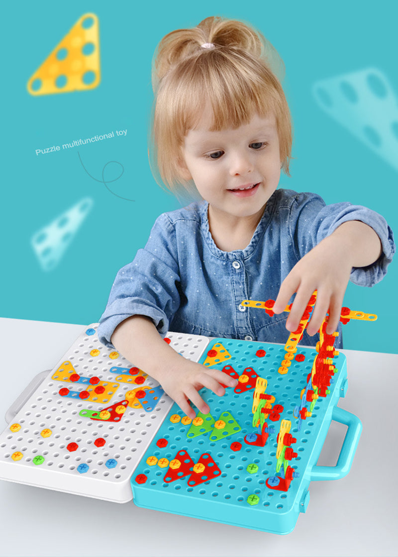Lisslune | DrillMaster - Construction kit with toy drill for young engineers
