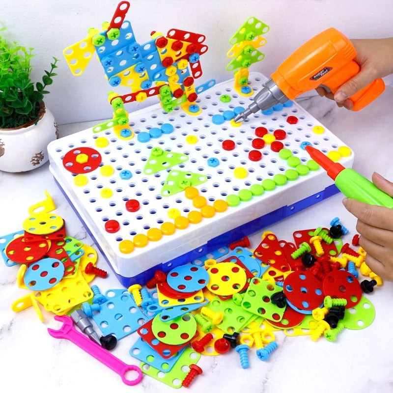 Lisslune | DrillMaster - Construction kit with toy drill for young engineers
