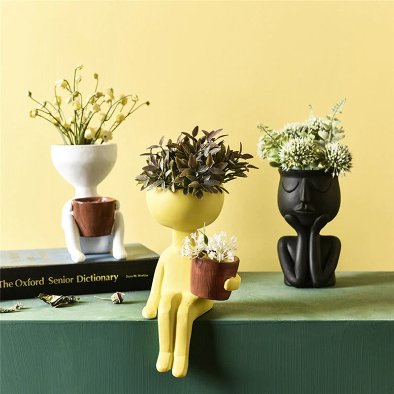 Rynx Cute Mini Cactus Succulent Plant Pot