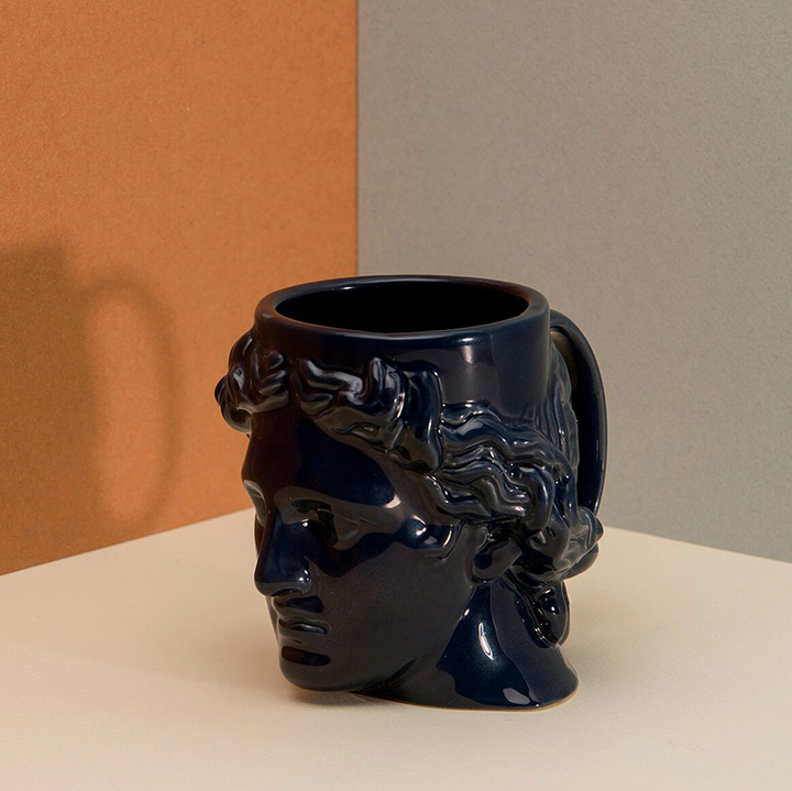 Lisslune | Ceramic Antique Greek Head Mug