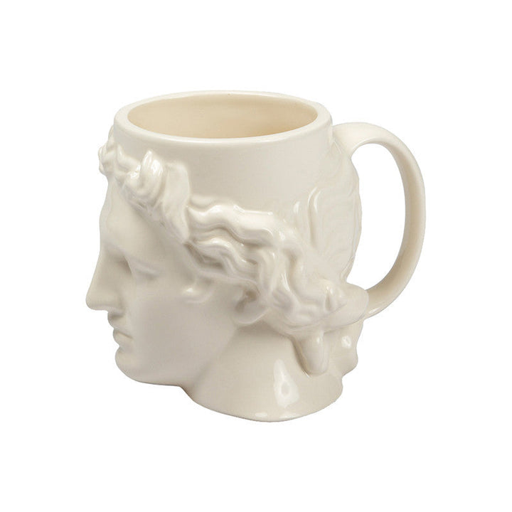 Lisslune | Ceramic Antique Greek Head Mug